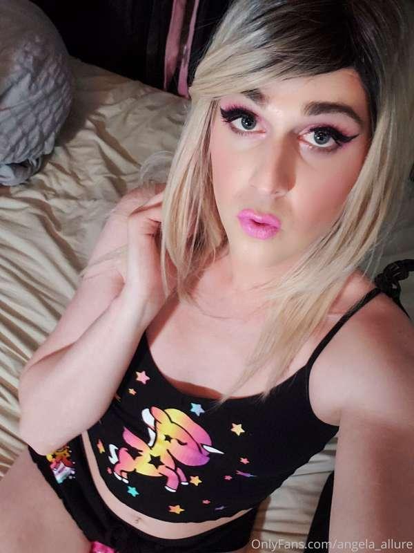 Could I be your Trans Sissy Gf youd get hot pics from me lik..