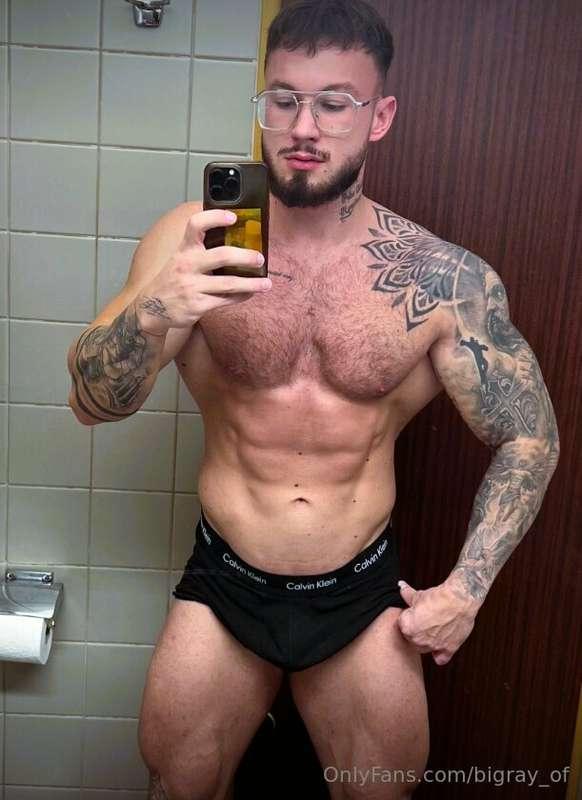 Snapping this for you… hard cock in my brief and nowhere to ..