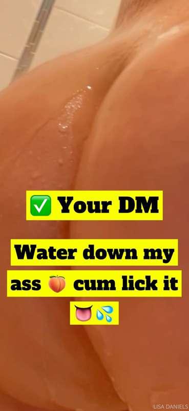 ✅ CHECK YOUR DM
🍑 Water down my ass 🍑 cum lick it 👅💦