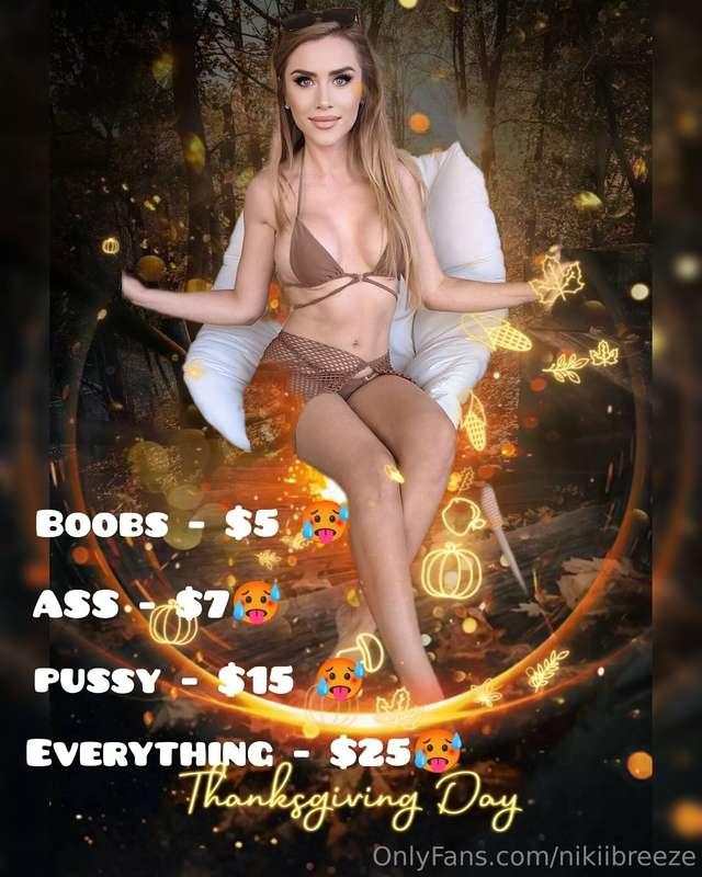 Happy Thanksgiving 🦃
Hot deal 🥵 Sale %%%%%%