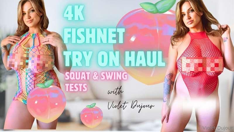 UNCENSORED Fishnet Outfits Try On Haul. Just a little extra ..