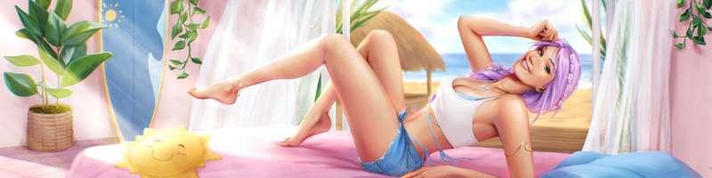 🎨 Banner Art: Dayz in Her Beach House Bedroom!! 