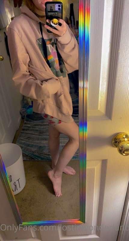 I hope you don’t mind me wearing your hoodie and boxers! The..