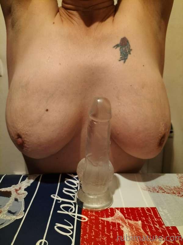 I'm going to suck my dildo thinking it's your dick, then I'm..