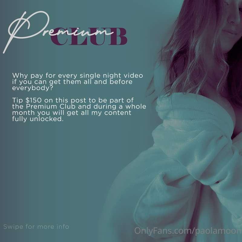 Go to my VIP page to join the Premium Club. www.onlyfans.com..