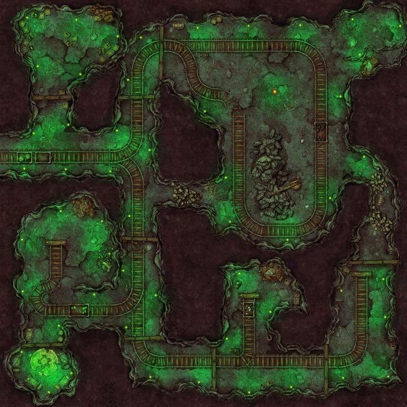Mine - Green Glow