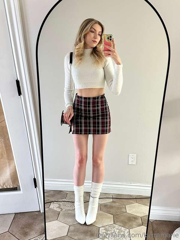 Sure the outfit is cute…. But what’s underneath is better, r..