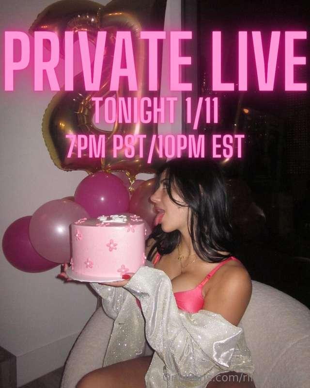 TONIGHT. LAST CHANCE TO GET ON THE LIST!! 
https://onlyfans...