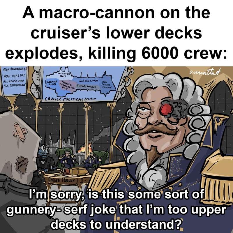40k - Some crew losses, minor structural damage. Not Great, Not Terrible.
