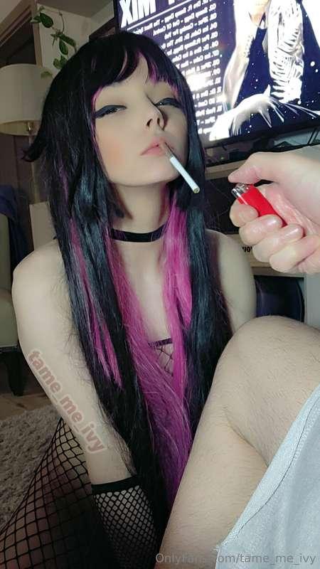 let's smoke a cigarette together <3 @puwussycat