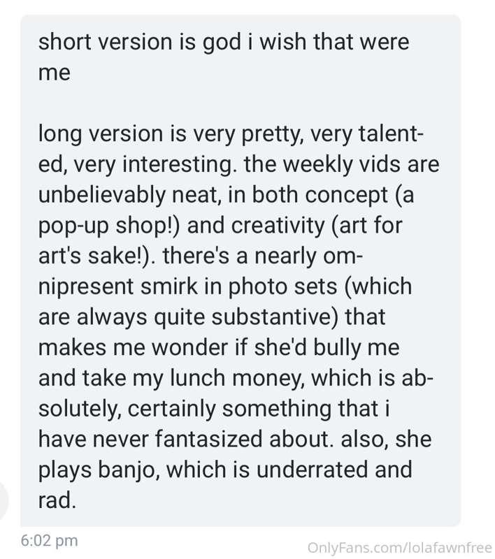 I asked my explicit page subscribers for some feedback, and ..