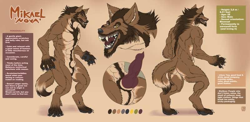 Mikael "Nova" CharacterSheet (Flat Colors)