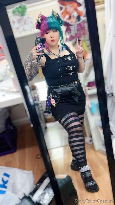 My outfit from the Babymetal show last night 🥰
