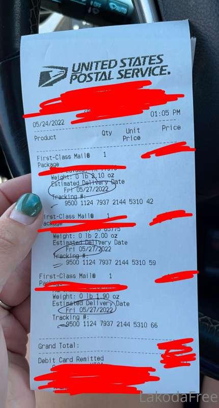 Panties shipped