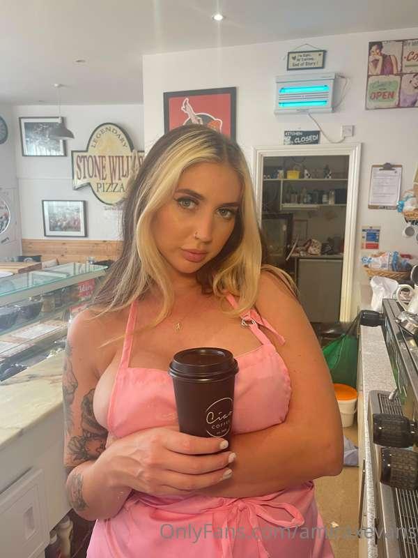 would you like a cup of coffee? ill sweeten it for you 😏