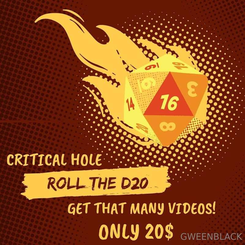 🎲 you know the game 😈$20 → roll the D20 → get up to 20 exclu..