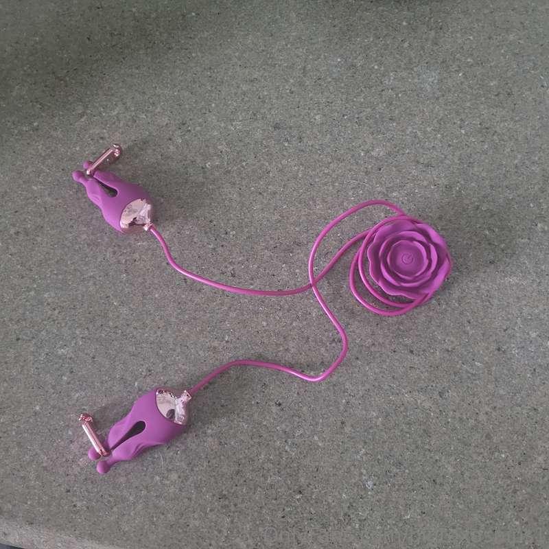 I got a new toy to try. Nipple clamps Vibrator. I bet this i..