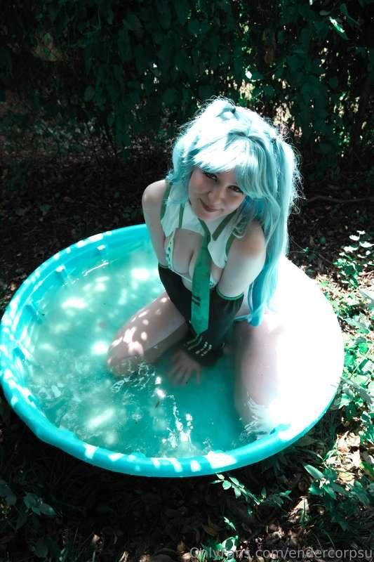 Don't forget to stay hydrated on hot days, even when you're ..