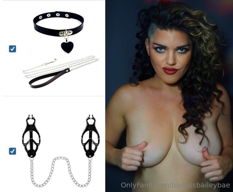 I just bought this combo, nipple clamps and choker! If you'd..