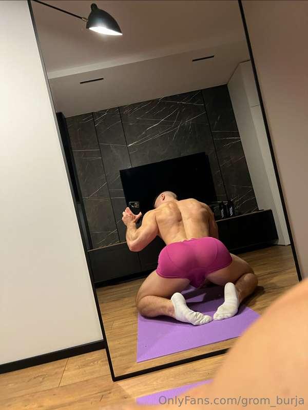 [ Workout at home be like ]
.
On my OF you can see videos of..