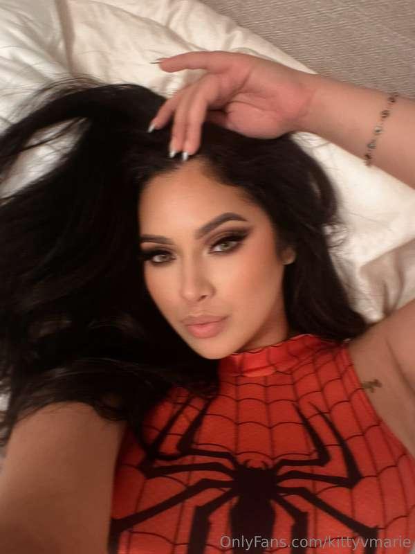 Who's ready for my first costume of the month? 🎃 🕸️ 