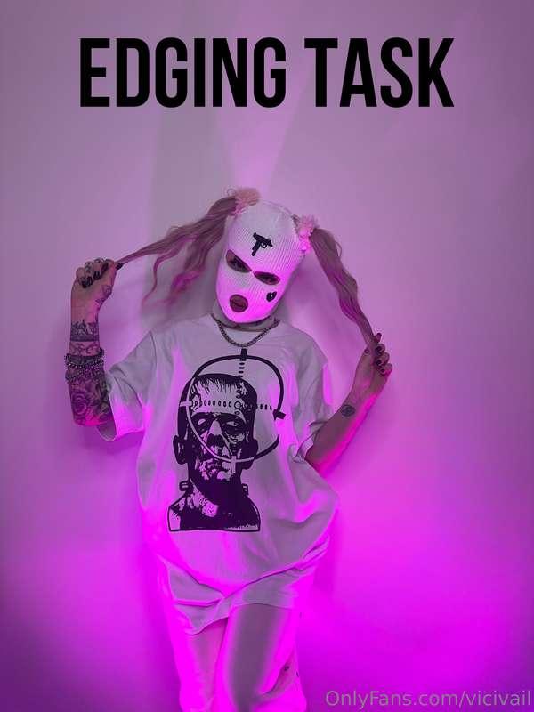Edging Task 😈

**Tip $5 under this post to get this task**