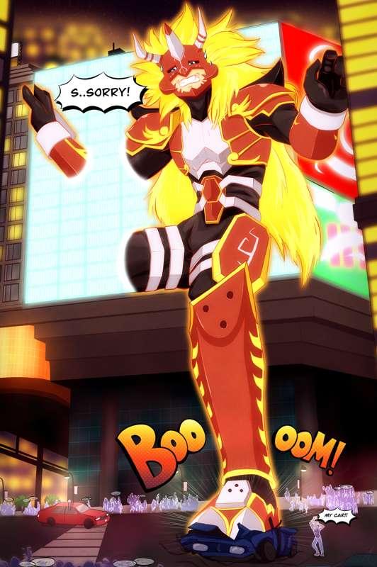 Better have Insurance (giant Agunimon)