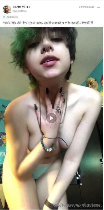 I just posted this strip vid and pussy play vid on my VIP fr..