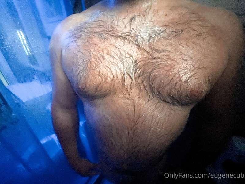 Chest was looking good in the shower this AM