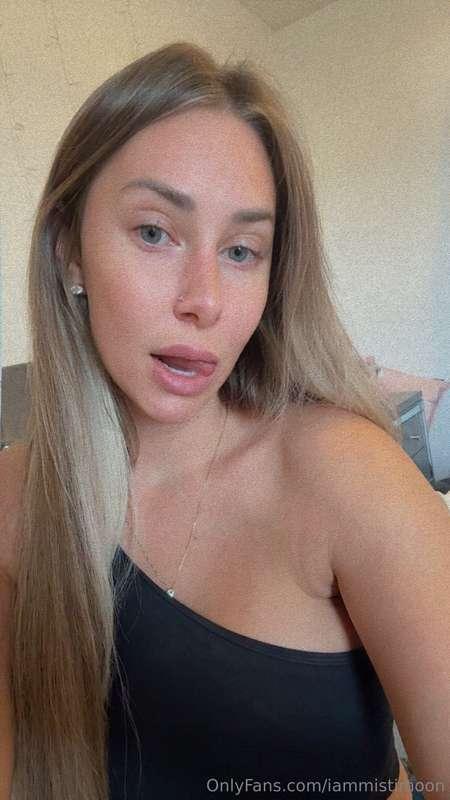 What do you think this tongue can do to you, baby? Ready to ..