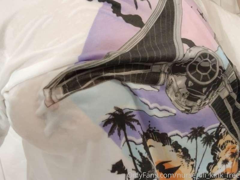 Wet shirt.....and I've scheduled A LOT very explicit content..