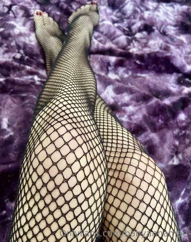 do you like my fishnets daddy? 😈