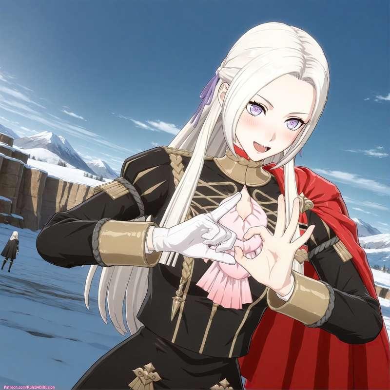 Edelgard of Fire Emblem Three Houses Sexy Poses [Gen 2.5]