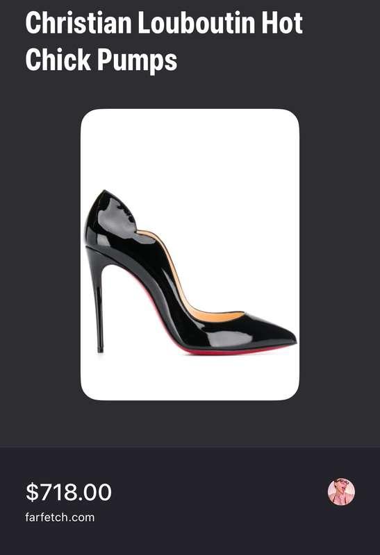 Be the man who sends me my very first pair of red bottoms. 💋..