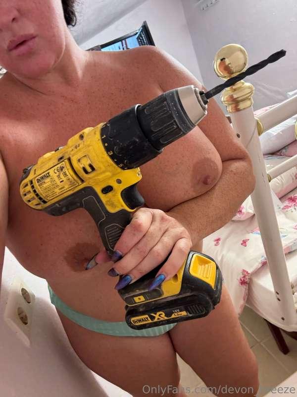 Big tits and tools