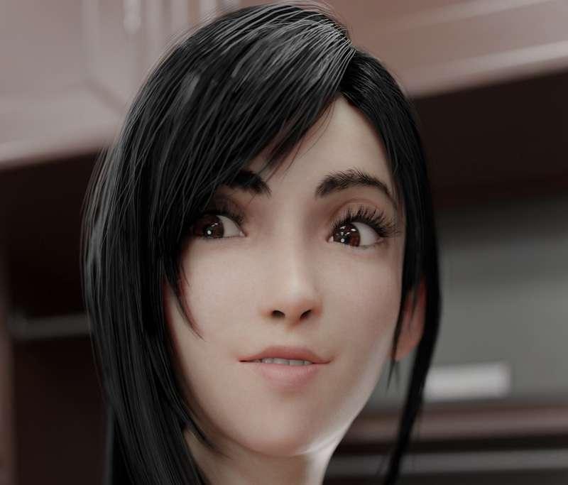 Tifa in the Locker Room