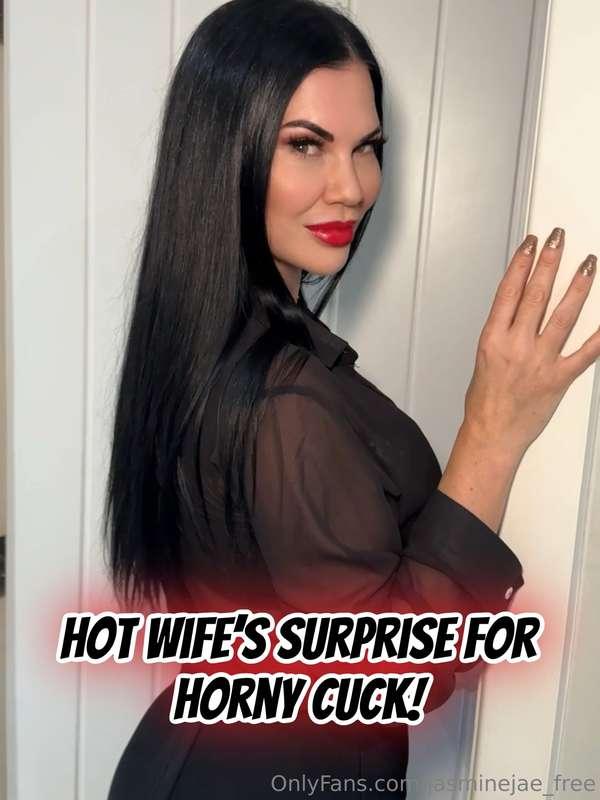 HOT WIFE’S SURPRISE FOR HORNY CUCK! EXCLUSIVE HARDCORE BG FU..