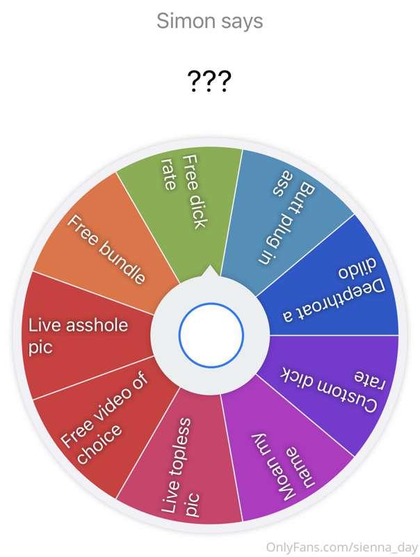 Let’s play a game 😈 spin the wheel! £15 for one spin or 3 fo..