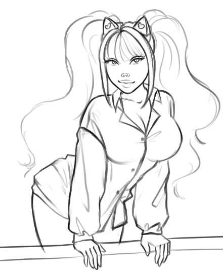 [WIP] do i look cute in your shirt?~ 