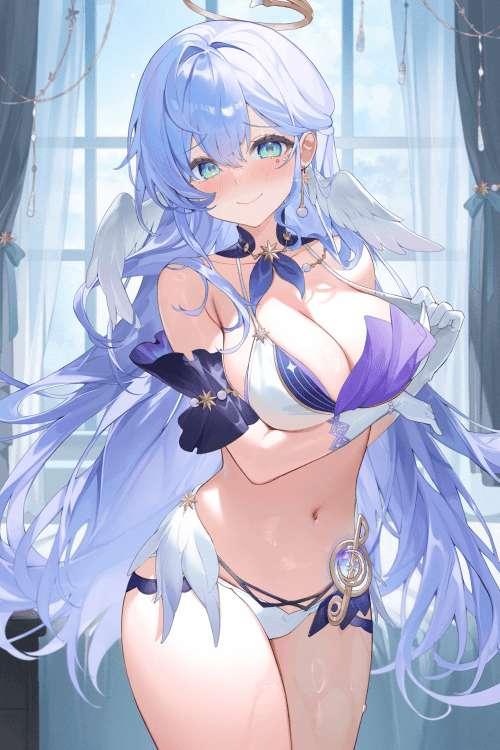 【Animated wallpaper】 💙Robin swimsuit 知更鳥泳衣