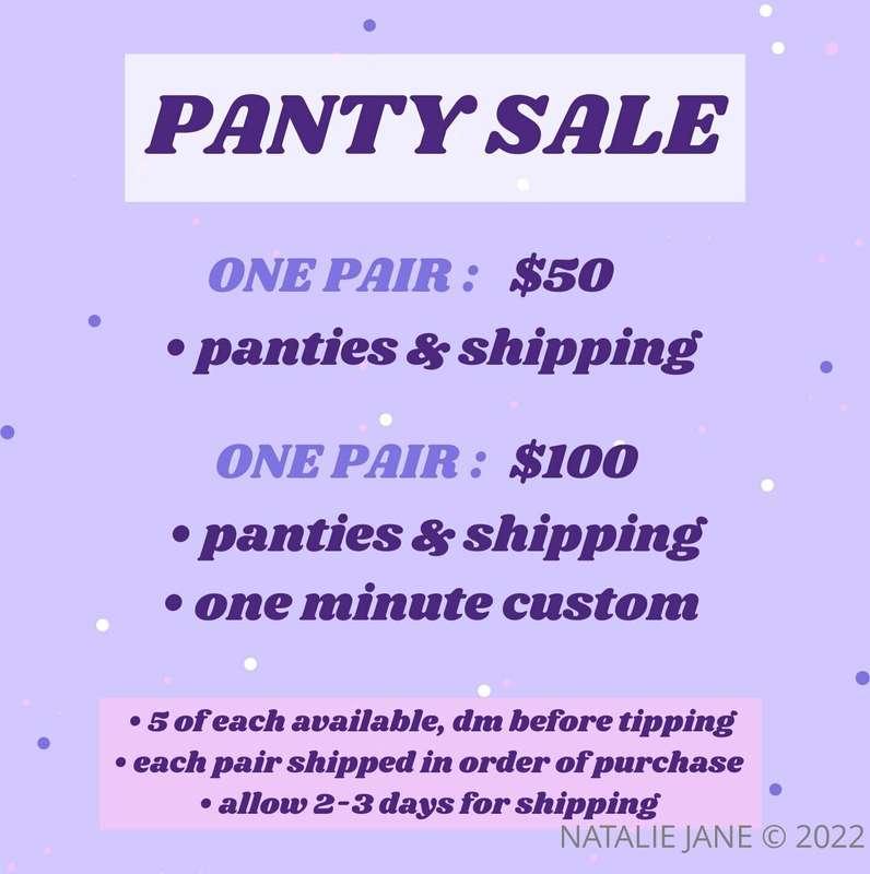 **flash panty & custom sale** ✨
did some spring cleaning thi..