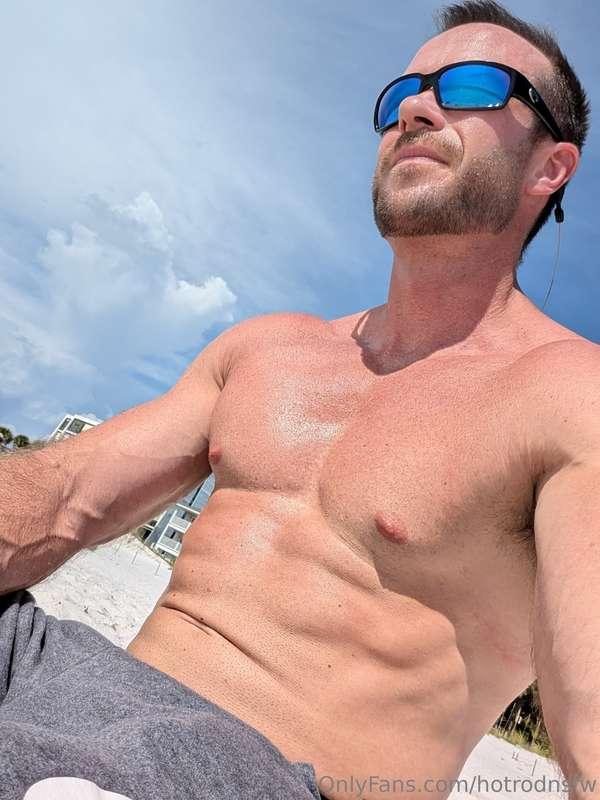 Beachin it.