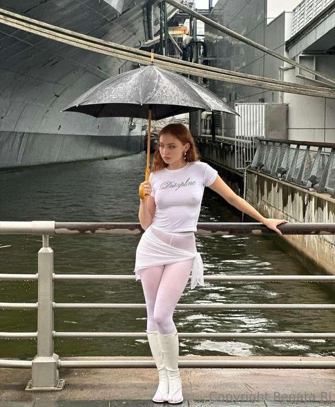 You can stand under my umbrella ;))