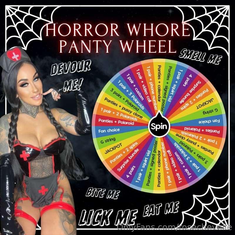 🦇 1 SPIN $35 
🦇🦇 2 spin $55
🦇🦇🦇3 SPIN $75
🦇🦇🦇🦇4 spin $120

🖤..