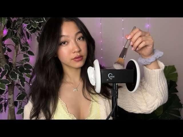 ASMR Breathy Comforting Whispers, Repeating “Relax” & “I Love You” ❤️ Heartbeat Sounds & Ear Kisses