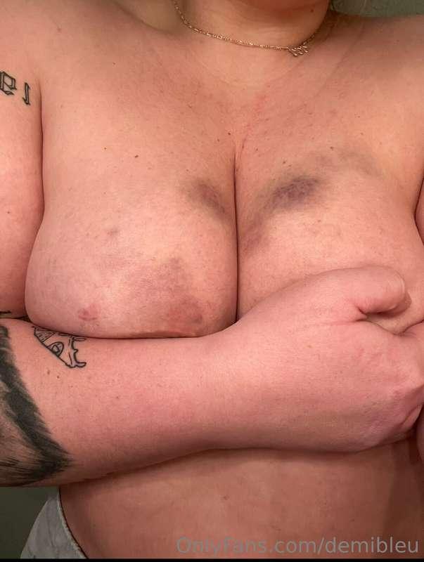 Who wants to suck on my titties next?