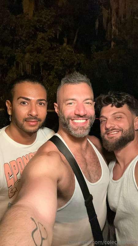Hanging out with the boys