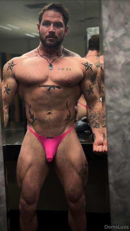 I think pink is truly my color and really makes my ass look ..