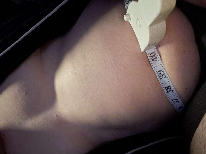 Feeling huge after a whole day of eating