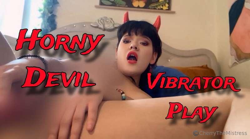 Shaved Horny Devil Vibrator PlayTip $10 to get this video in..